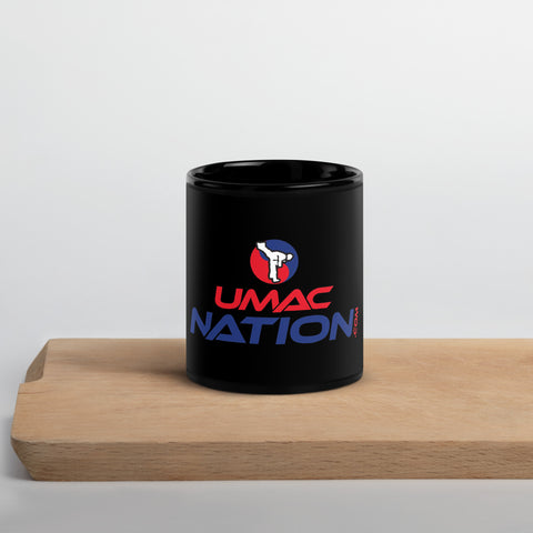 UMAC Nation Black Glossy Mug